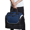 French Navy-Black-White - Back - Quadra Pro Team Hardbase Holdall (40 Litres)