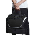 Black-Light Grey - Back - Quadra Pro Team Hardbase Holdall (40 Litres)