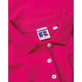 Fuchsia - Back - Russell Womens-Ladies Stretch Short Sleeve Polo Shirt