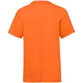 Orange - Back - Fruit Of The Loom Childrens-Kids Valueweight T-Shirt