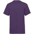Purple - Back - Fruit Of The Loom Childrens-Kids Valueweight T-Shirt