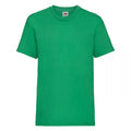 Kelly Green - Front - Fruit Of The Loom Childrens-Kids Valueweight T-Shirt