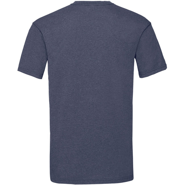 Vintage Heather Navy - Back - Fruit Of The Loom Mens Valueweight Short Sleeve T-Shirt