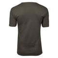 Dark Olive - Back - Tee Jays Mens Interlock Short Sleeve T-Shirt