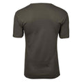 Dark Olive - Back - Tee Jays Mens Interlock Short Sleeve T-Shirt