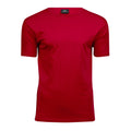 Red - Front - Tee Jays Mens Interlock Short Sleeve T-Shirt