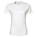 White - Front - Tee Jays Womens-Ladies Interlock Short Sleeve T-Shirt