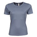 Flint Stone - Front - Tee Jays Womens-Ladies Interlock Short Sleeve T-Shirt