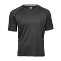 Black Melange - Front - Tee Jays Mens Cool Dry Short Sleeve T-Shirt