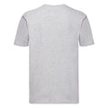 Heather Grey - Back - Fruit Of The Loom Mens Super Premium Short Sleeve Crew Neck T-Shirt