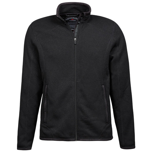 Black - Front - Tee Jays Mens Aspen Full Zip Jacket