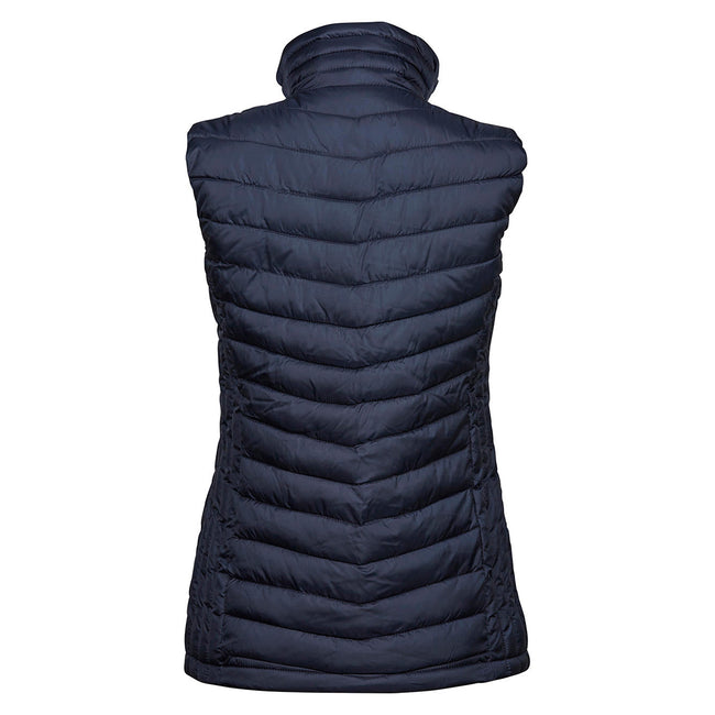 Deep Navy - Back - Tee Jays Womens-Ladies Padded Zepelin Vest Jacket - Gilet