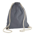 Graphite - Back - Westford Mill Earthware Organic Gymsac (13 Litres)