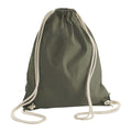 Olive - Back - Westford Mill Earthware Organic Gymsac (13 Litres)