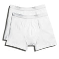 White - Pack Shot - Fruit Of The Loom Mens Classic Boxer Shorts (Pack Of 2)