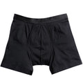 Black - Front - Fruit Of The Loom Mens Classic Boxer Shorts (Pack Of 2)