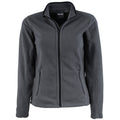 Dark Grey - Front - Tee Jays Womens-Ladies Full Zip Active Lightweight Fleece Jacket