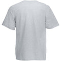 Heather Grey - Back - Fruit Of The Loom Mens Original T-Shirt