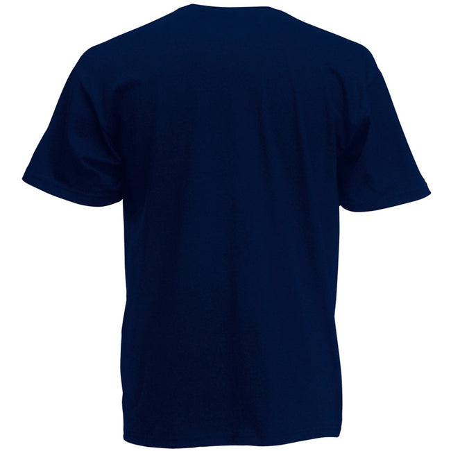 Deep Navy - Back - Fruit Of The Loom Mens Original T-Shirt