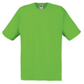 Lime - Front - Fruit Of The Loom Mens Original T-Shirt