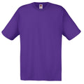 Purple - Front - Fruit Of The Loom Mens Original T-Shirt