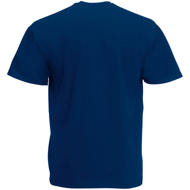 Navy - Back - Fruit Of The Loom Mens Original T-Shirt