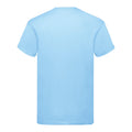 Sky Blue - Back - Fruit Of The Loom Mens Original T-Shirt
