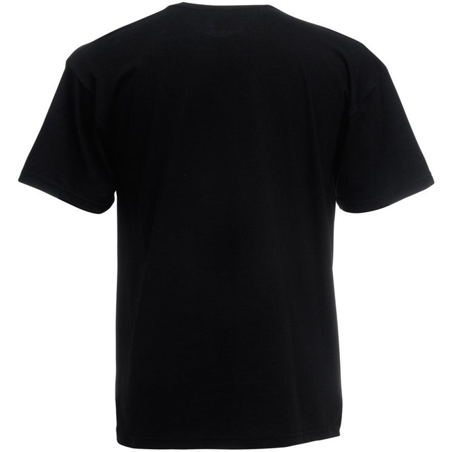 Black - Back - Fruit Of The Loom Mens Original T-Shirt