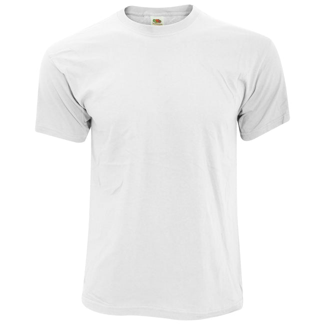 White - Front - Fruit Of The Loom Mens Original T-Shirt