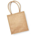 Natural - Front - Westford Mill Jute Boutique Shopper Bag (19L)