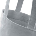 Light Grey - Back - Westford Mill Cotton Bottle Bag