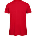Red - Front - B&C Mens Favourite Organic Cotton Crew T-Shirt
