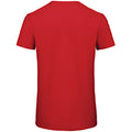 Red - Back - B&C Mens Favourite Organic Cotton Crew T-Shirt