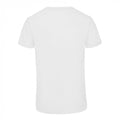 White - Back - B&C Mens Favourite Short Sleeve Triblend T-Shirt