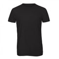 Black - Front - B&C Mens Favourite Short Sleeve Triblend T-Shirt
