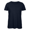 Navy Blue - Front - B&C Womens-Ladies Favourite Organic Cotton Crew T-Shirt