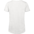 White - Back - B&C Womens-Ladies Favourite Organic Cotton Crew T-Shirt