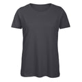 Dark Grey - Front - B&C Womens-Ladies Favourite Organic Cotton Crew T-Shirt