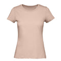 Millennial Pink - Front - B&C Womens-Ladies Favourite Organic Cotton Crew T-Shirt