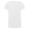White - Back - B&C Womens-Ladies Favourite Cotton Triblend T-Shirt