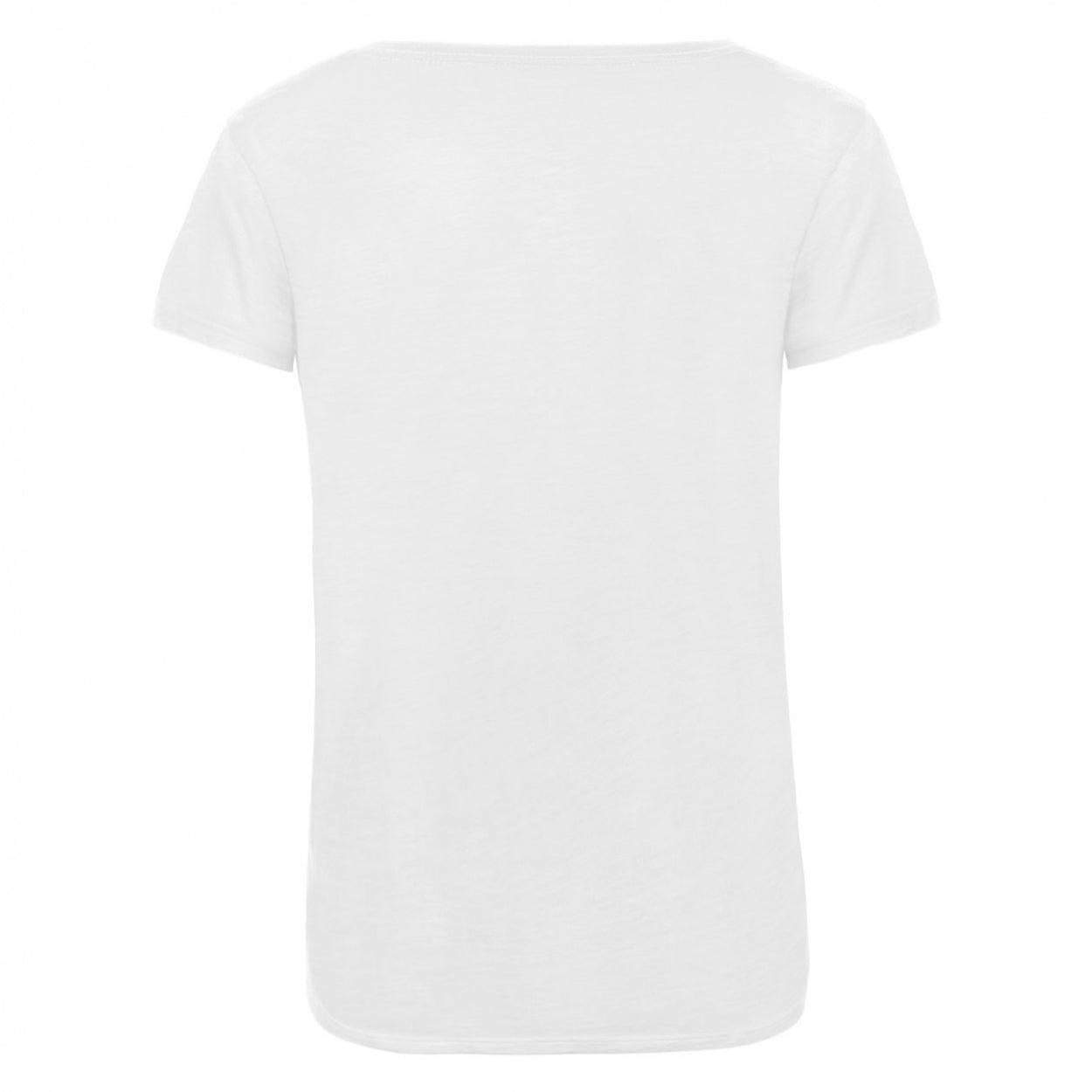 White - Back - B&C Womens-Ladies Favourite Cotton Triblend T-Shirt
