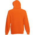 Orange - Back - Fruit Of The Loom Mens Hooded Sweatshirt - Hoodie