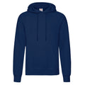 Navy Blue - Front - Fruit Of The Loom Mens Hooded Sweatshirt - Hoodie