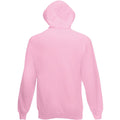 Light Pink - Back - Fruit Of The Loom Mens Hooded Sweatshirt - Hoodie