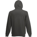 Light Graphite - Back - Fruit Of The Loom Mens Hooded Sweatshirt - Hoodie
