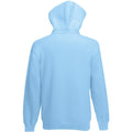 Sky Blue - Back - Fruit Of The Loom Mens Hooded Sweatshirt - Hoodie
