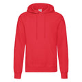 Red - Front - Fruit Of The Loom Mens Hooded Sweatshirt - Hoodie