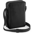 Black - Side - Bagbase Across Shoulder Strap Cross Body Bag