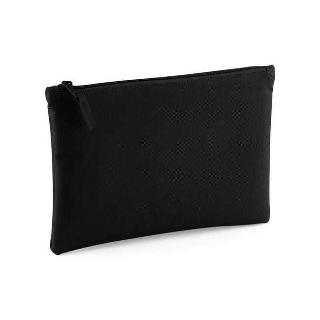 Black - Front - Bagbase Grab Zip Pocket Pouch Bag