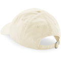 Beige - Back - Beechfield Unisex Low Profile 6 Panel Dad Cap